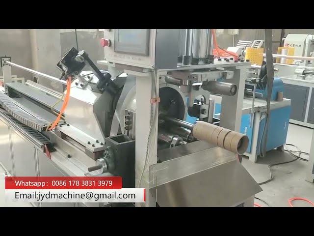 Semi Automatic Shaftless Paper Core Tube Fine Cutting Machine