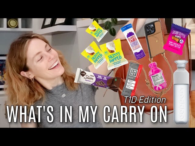 What's In My Carry On? | She's Diabetic