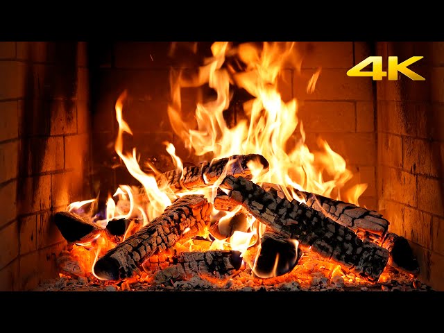 🔥 Cozy Fireplace Ambiance with Burning Logs and Crackling Fire Sounds for Better Sleep & Relaxation