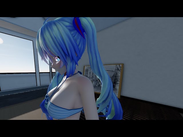 180 VR MMD - miku - Victoria - Hyolyn - See Sea - Boob slap in face 32