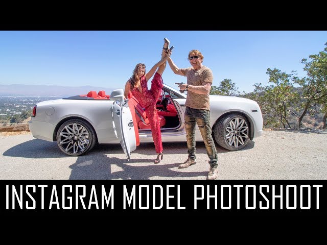 Instagram model photoshoot with my Rolls Royce Dawn!