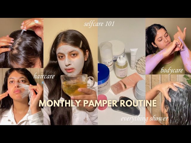 PAMPER ROUTINE🧖🏽‍♀️⭐️everything shower, haircare, bodycare & skincare🫧 *MY FEMININE HYGIENE ROUTINE*