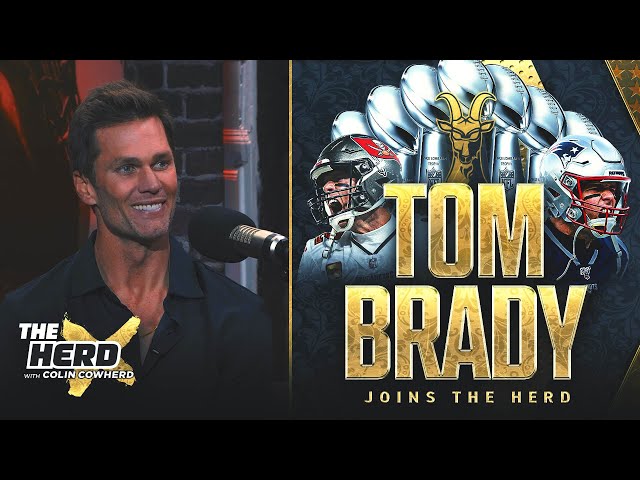 Tom Brady joins Colin Cowherd to talk Super Bowl memories, Playing Patrick Mahomes | NFL | THE HERD