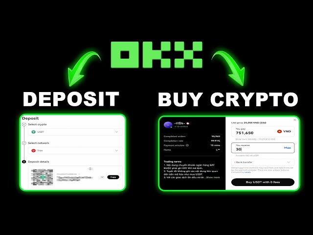 OKX Deposit - How to BUY CRYPTO on OKX | P2P | USDT | Withdraw