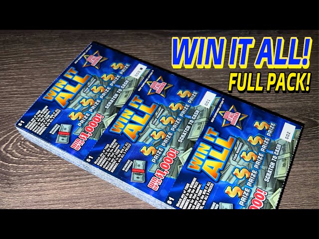 ENTIRE PACK OF SCRATCH OFF TICKETS!  WIN IT ALL! #Lottery #Gambling