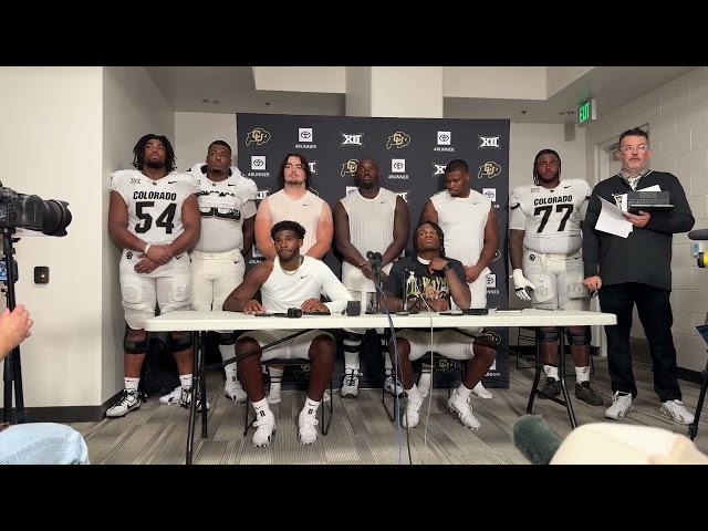 CU vs CSU Football Postgame Press Conference With Players