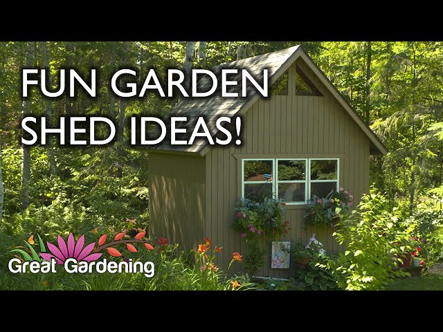 Fun Garden Shed Ideas!