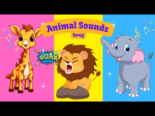 Animal Sounds for Toddlers | Fun Learning for Kids | Nursery Rhyme