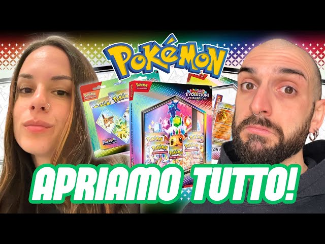 APRIAMO TUTTE LE COLLEZIONI DI EVOLUZIONI PRISMATICHE POKÉMON TCG!