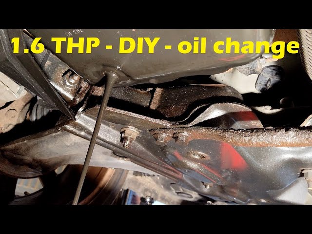 1.6 THP Peugeot 207 - DIY - oil change 🔧