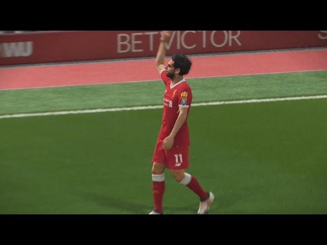 Mo Salah Hat-trick Goal Against Huddersfield