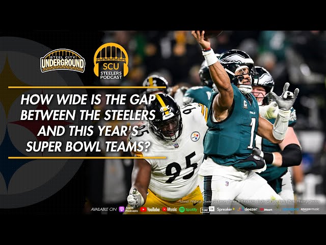 How wide is the gap between the Steelers and this year's Super Bowl teams?