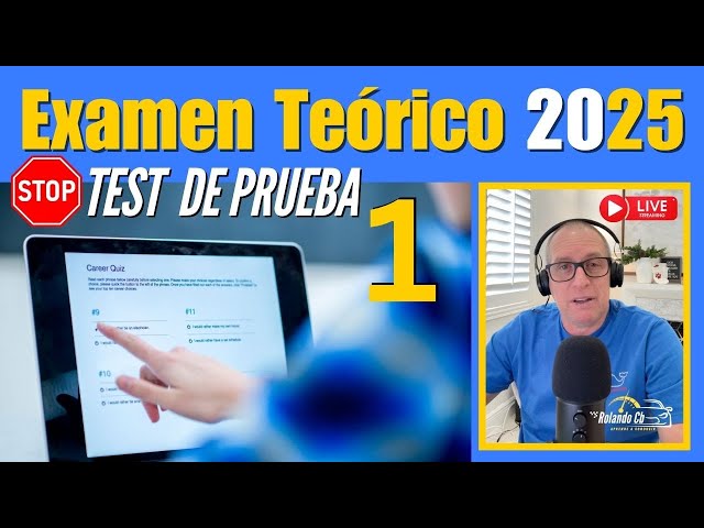 2025 NUEVO EXAMEN TEORICO DE CONDUCIR | TEST DE PRUEBA #1