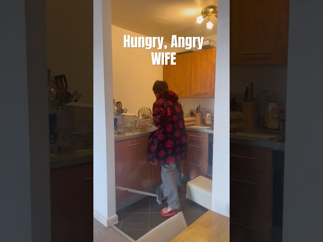 My wife burst out with no cooked food after her work. #badmood #comedy  #funny @VinFPV