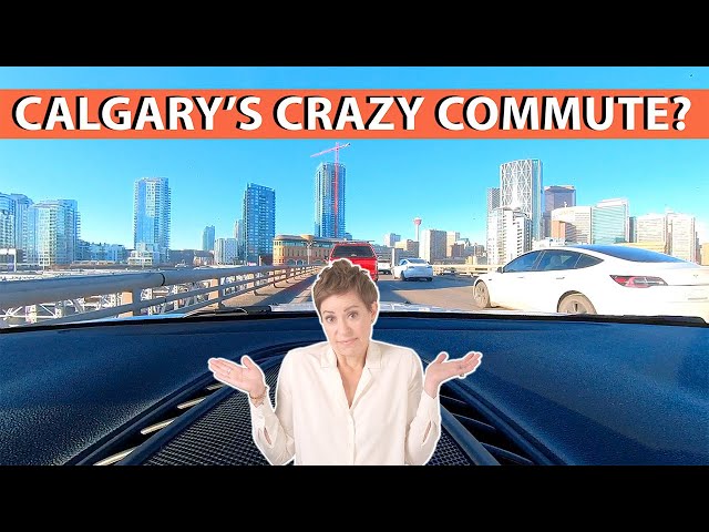 CALGARY'S Crazy Commute?? | Rush hour driving to work and home