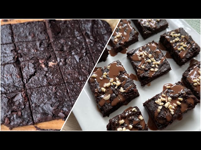 Super Fudgy Oats Brownies | Moist Chocolate Brownies Dessert!