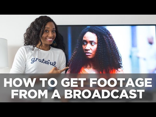 How To Get Your Actor Reel Footage From A Broadcast | Acting Resource Guru