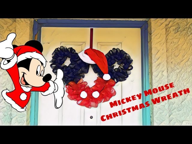 $10 MICKEY MOUSE HOLIDAY WREATH!