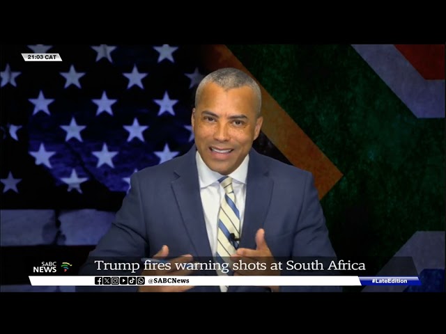 Trump vs SA | Trump fires warning shots at South Africa