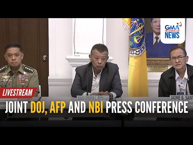 LIVE: Joint DOJ and NBI Press Conference (Jan. 20, 2025) - Replay | GMA Integrated News