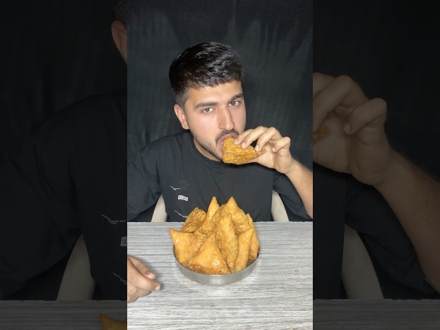 10 Spicy 🌶️ Samosa Eating 🥣 Challenge #asmr