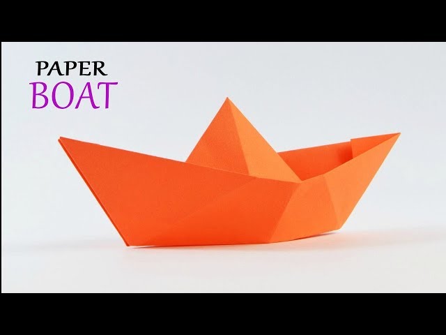 How To Make A Paper Boat - Origami Paper Boat | Easy Paper Crafts | Paper girl