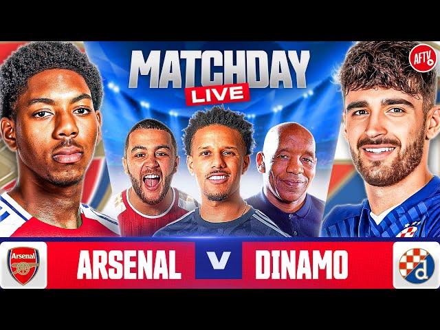 Arsenal 3-0 GNK Dinamo Zagreb | Matchday Live | Champions League