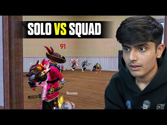 FREE FIRE KING IS BACK! SOLO VS SQUAD GAMEPLAY | GARENA FREE FIRE