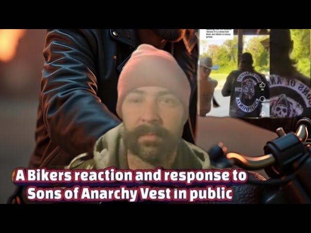 A Bikers reaction and response to Sons of Anarchy Vest in public