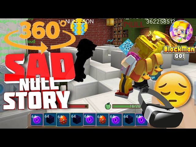 360° VR 😭SAD NULL SCHOOL STORY IN BLOCKMAN GO SKYBLOCK😭 #shorts