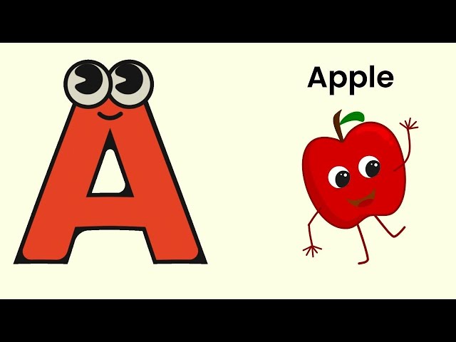 🐾ABC Phonics Song | A is for Apple  | Nursery Rhymes for Toddlers Learning 🐾