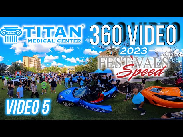 360 Video 5 of the 2023 Festivals of Speed Luxury Car Show, sponsored by Titan Medical