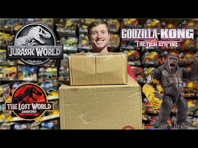 Jurassic Mailcall Unboxing! NEW Godzilla x Kong toys + Vintage Jurassic Park!