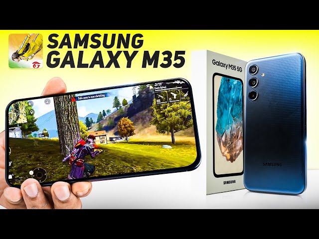 Samsung M35 : Free Fire Test with FPS Meter 🔥