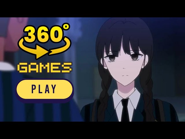 Finding Wednesday Addams in 360° Video | Anime version