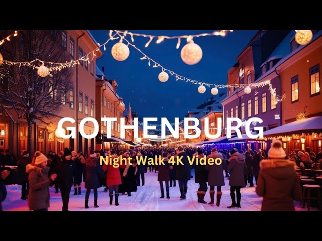 🇸🇪 Gothenburg, Sweden After Dark | 4K Night Walk Through the Party Scene |