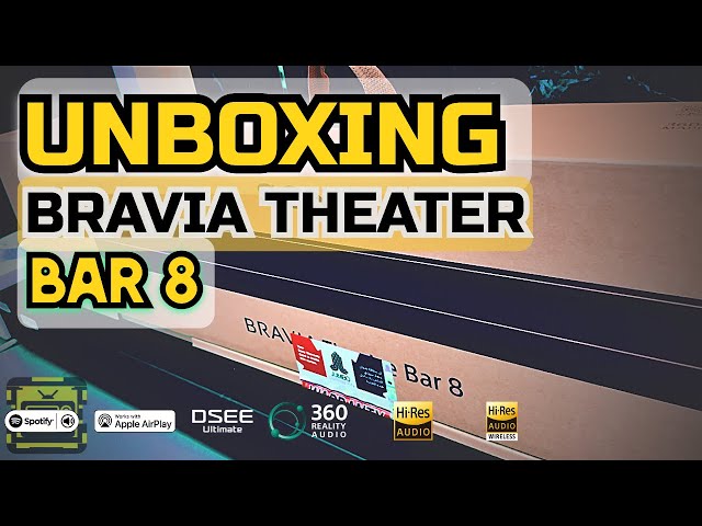 Sony Bravia Theater Bar 8 Unboxing | First Impressions & What’s Inside!