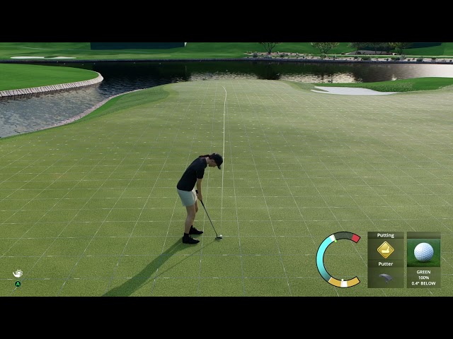 EA SPORTS™ PGA TOUR™ 2024: 89-footer at TPC Scottdale's 17th