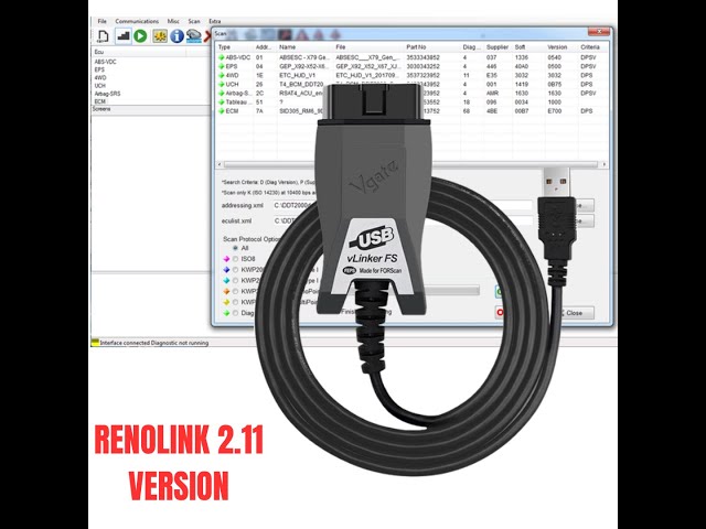 RenOLink 2.11 for Obdlink SX,EX,ELS