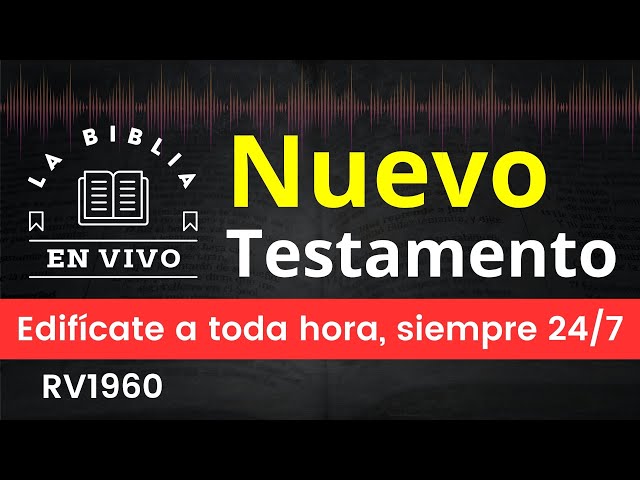 🔴 La Biblia - Nuevo Testamento en Vivo