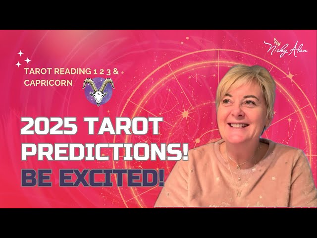 2025 PSYCHIC TAROT PREDICTIONS! Capricorn Reading and My SPIRIT GUIDE TALKS on Camera!