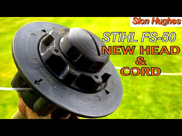 STIHL FS-50  head & cord change '