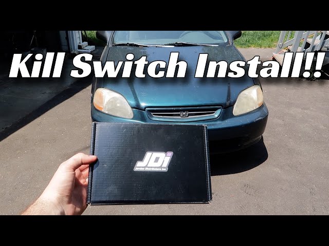 Civic gets major oil change & JDI kill switch install!