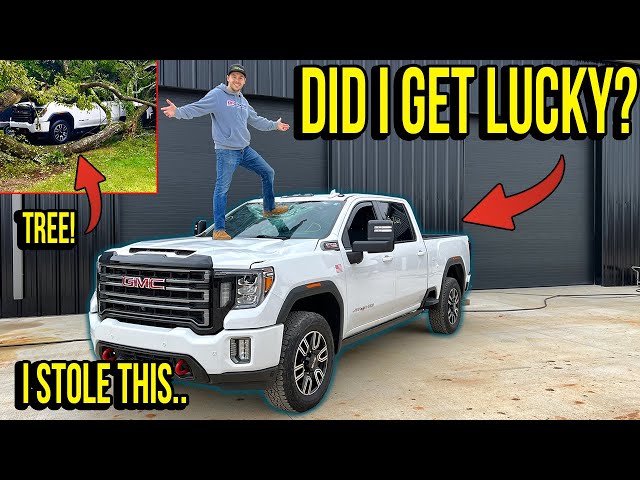 Rebuilding A Wrecked 2021 GMC Duramax With My Dad Part 1