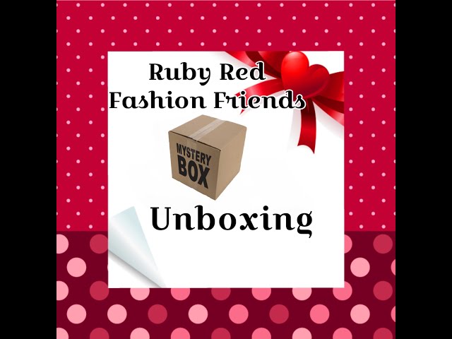 Mystery Valentine's Ruby Red Fashion Friends Unboxing