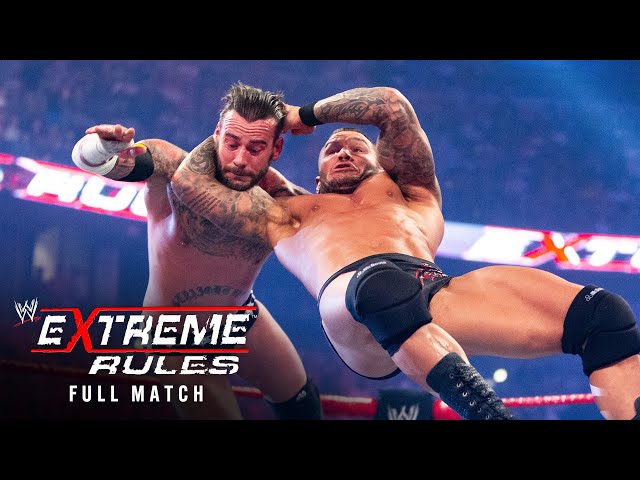 FULL MATCH — CM Punk vs. Randy Orton — Last Man Standing Match: Extreme Rules 2011