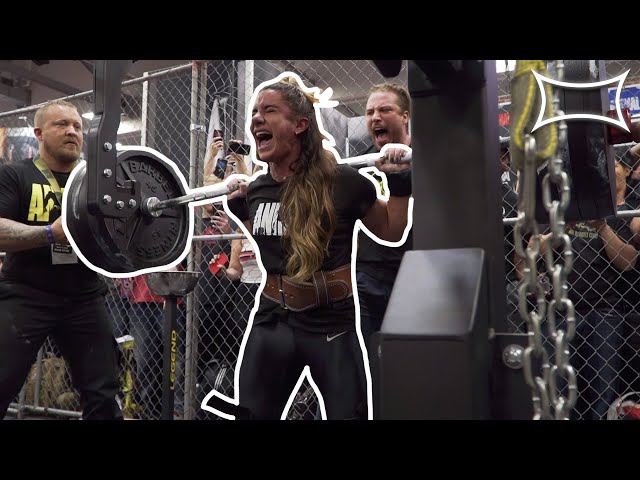 120lb Woman Squats 495lbs!! | World Record!