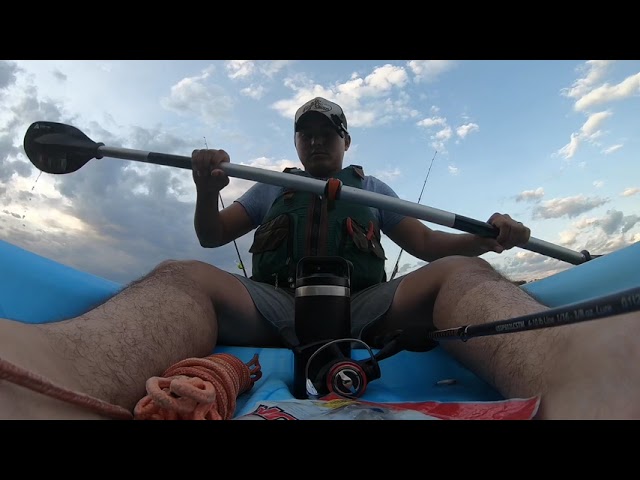 Fishing for bass on public pond with new real