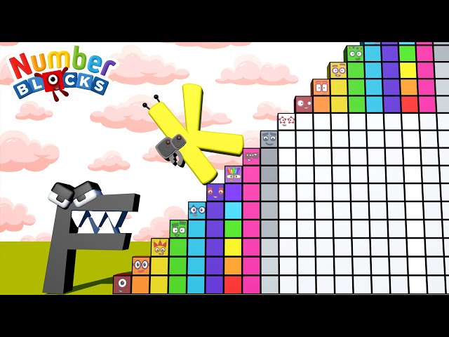 Looking for Numberblocks Step Squad 1-50 Alphabet Lore F and K Jump and Count