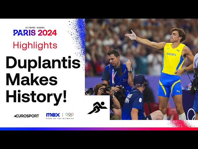 Swedish pole vault superstar Armand Duplantis BREAKS his own world record to win gold 🥇 | #Paris2024